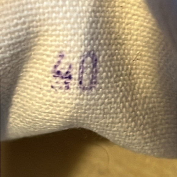 Startas Blue and Cream Lace Up‎ Sneakers size 40 or US 9 Made in Croatia - Picture 8 of 10